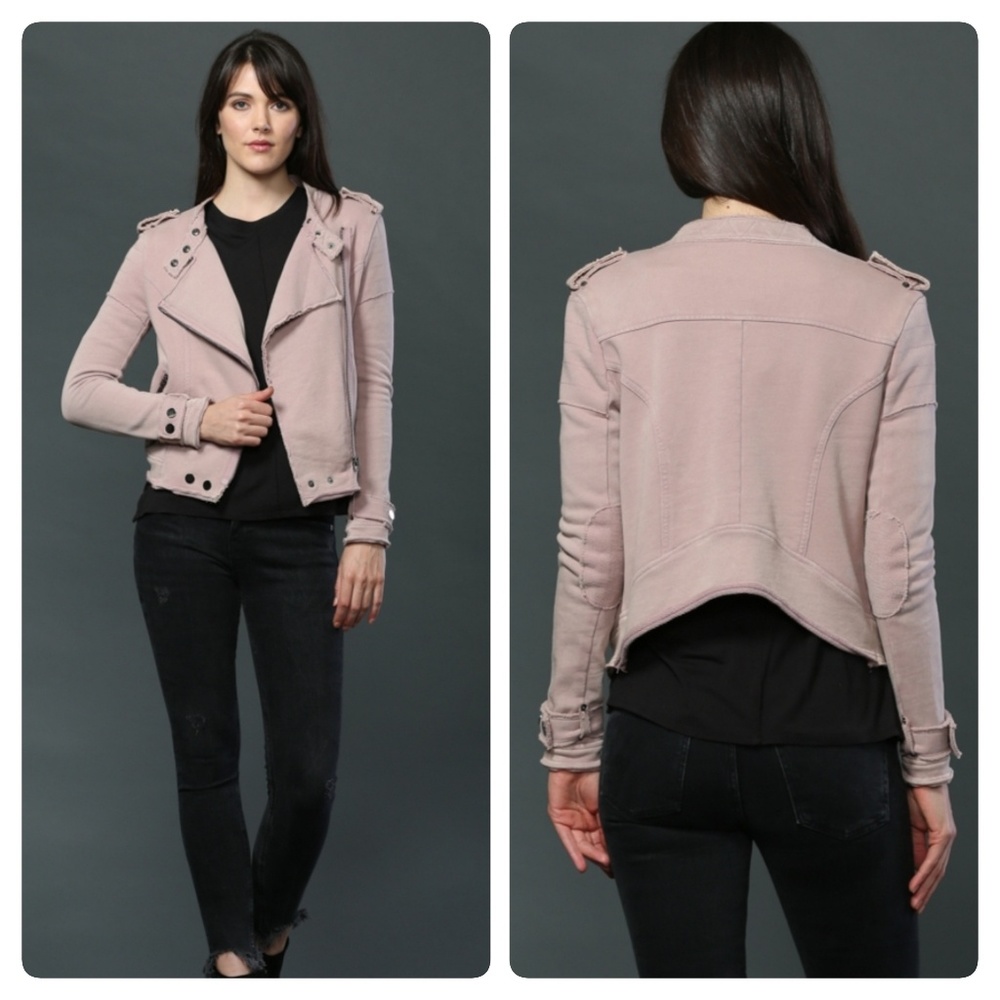 Last One❗Mauve Moto Jacket - Picture 7 of 9